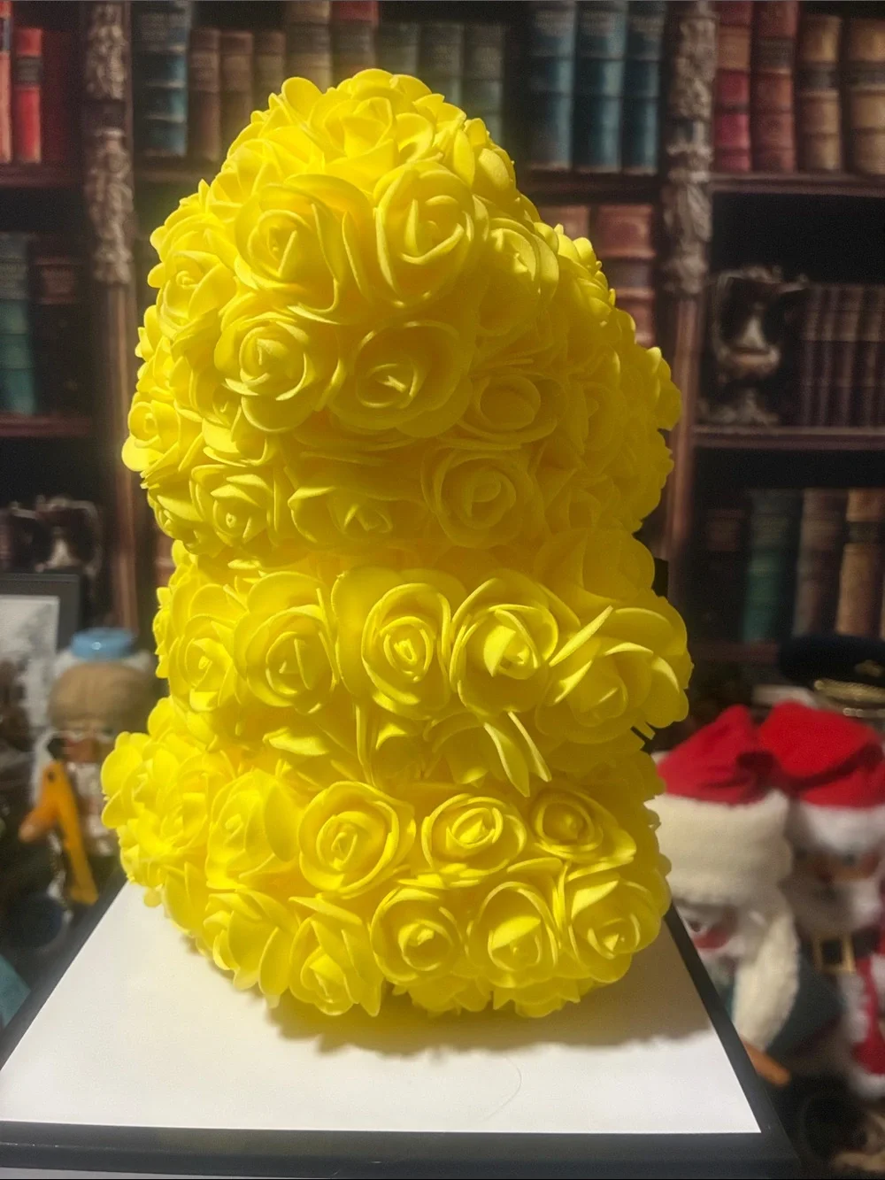 Always and Forever Yellow Rose Bear Home Accent by